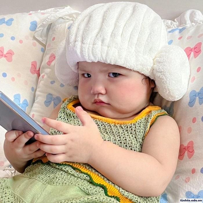 Meme em bé dễ thương